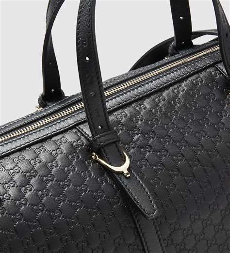 gucci nice microguccissima leather boston bag black|Gucci Nice Microguccissima Leather Boston Bag.